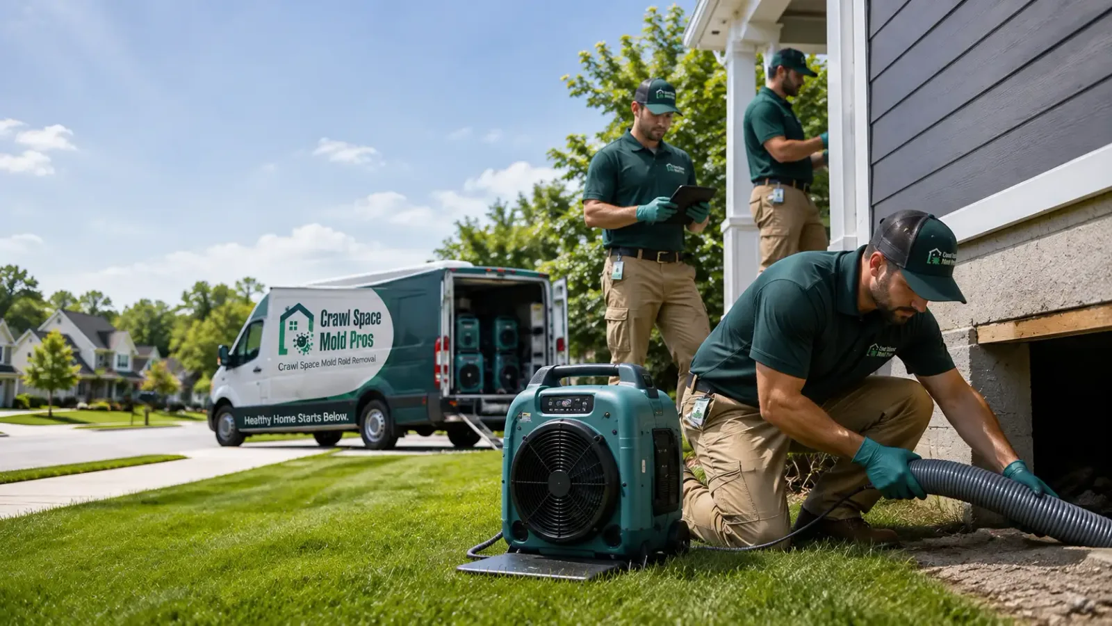 Crawl Space Mold Removal in Pinckneyville, IL